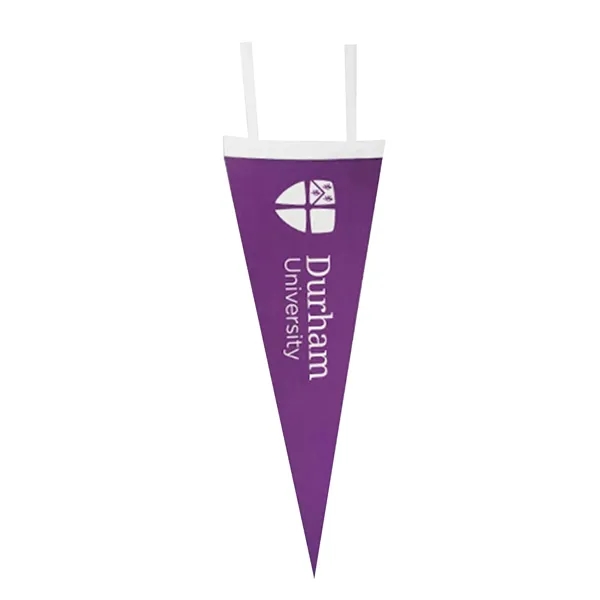 4" X 10" Mini Felt Pennant W/ Sewn Strip - 4" X 10" Mini Felt Pennant W/ Sewn Strip - Image 1 of 12