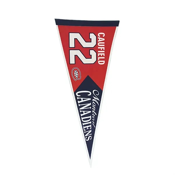 4" X 10" Mini Felt Pennant W/ Sewn Strip - 4" X 10" Mini Felt Pennant W/ Sewn Strip - Image 5 of 12