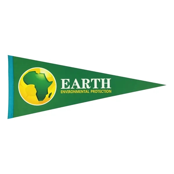 4" X 10" Mini Felt Pennant W/ Sewn Strip - 4" X 10" Mini Felt Pennant W/ Sewn Strip - Image 8 of 12