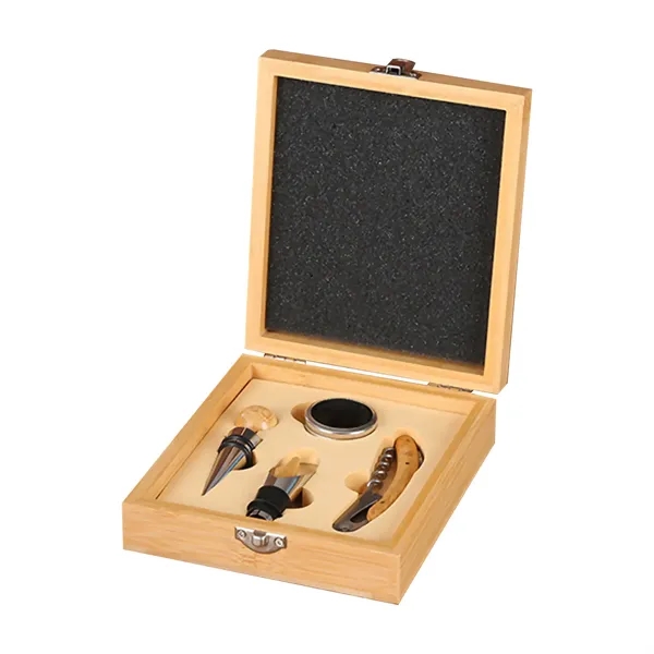 4 In 1 Gift Set Wine Opener Accessories - 4 In 1 Gift Set Wine Opener Accessories - Image 5 of 5