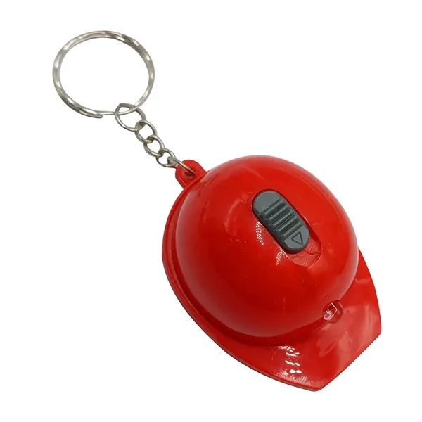 Safety Helmet Keychain With Flashlight - Safety Helmet Keychain With Flashlight - Image 1 of 3