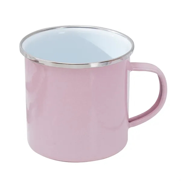 12 oz. White Enamel Mug Silver Rim With Case - 12 oz. White Enamel Mug Silver Rim With Case - Image 11 of 11