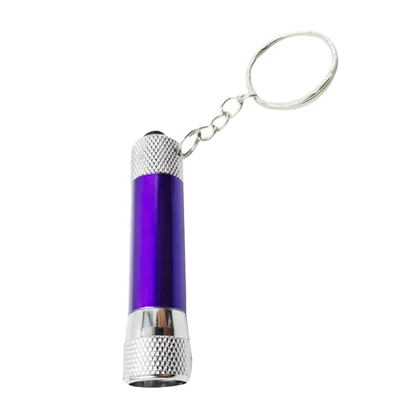 Mini 5 Led Aluminum Flashlight Keychain - Mini 5 Led Aluminum Flashlight Keychain - Image 4 of 6