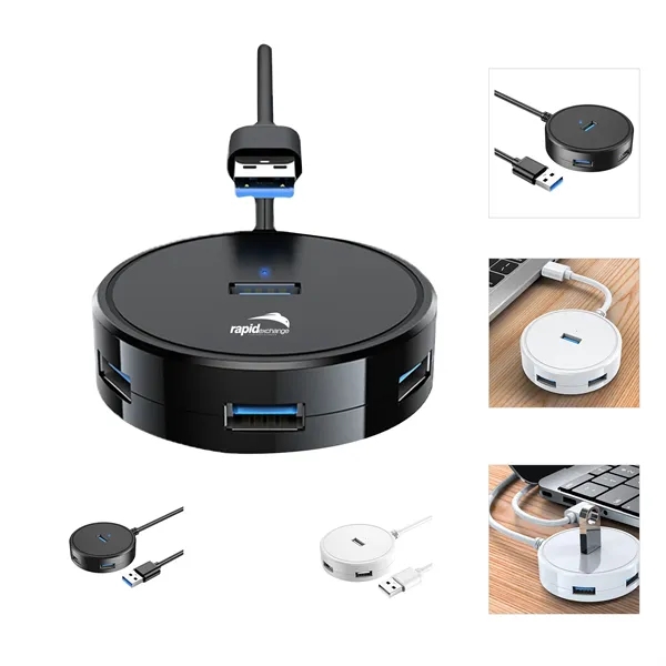 Round Usb 2.0 Hub - Round Usb 2.0 Hub - Image 0 of 3