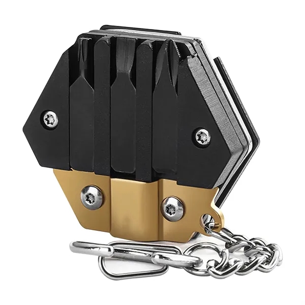 Mini Multitool Folding Tool Keychain - Mini Multitool Folding Tool Keychain - Image 1 of 3