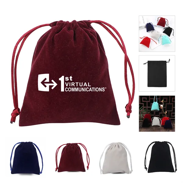 Velvet Drawstring Pouch - Velvet Drawstring Pouch - Image 0 of 1