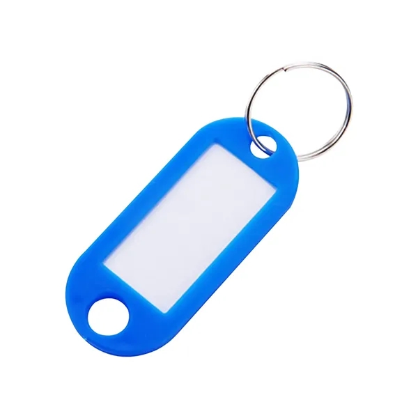 Plastic Key Tag With Label Window Ring Holder - Plastic Key Tag With Label Window Ring Holder - Image 3 of 3