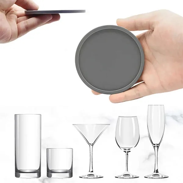 Soft Silicone Rubber Coaster - Soft Silicone Rubber Coaster - Image 7 of 8