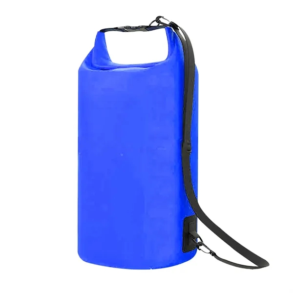 10 Liters Waterproof Dry Bag with Shoulder Strap - 10 Liters Waterproof Dry Bag with Shoulder Strap - Image 4 of 6