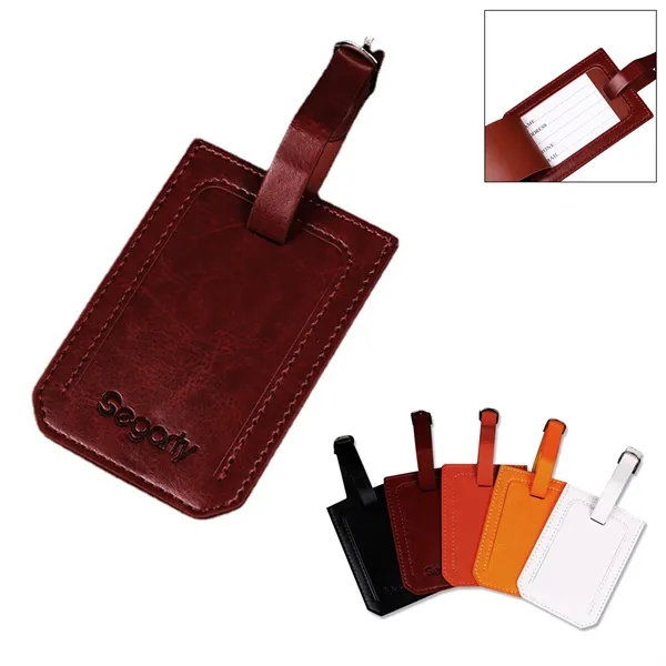 Pu Leather Luggage Tag - Pu Leather Luggage Tag - Image 0 of 3