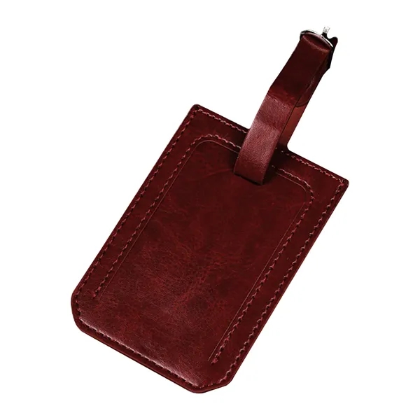 Pu Leather Luggage Tag - Pu Leather Luggage Tag - Image 3 of 3