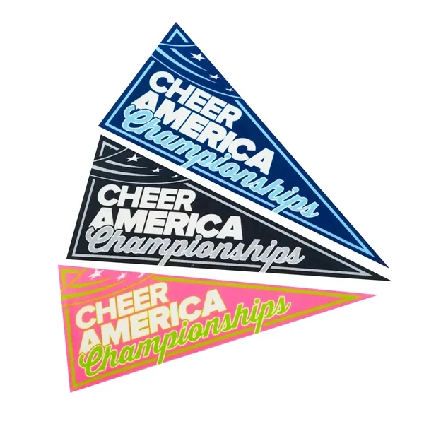 Full Color Imprint Premium Felt Pennant - Full Color Imprint Premium Felt Pennant - Image 0 of 3