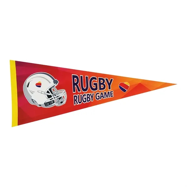 Full Color Imprint Premium Felt Pennant - Full Color Imprint Premium Felt Pennant - Image 1 of 3