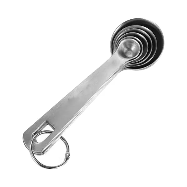 6 pcs Stainless Steel Measuring Spoons - 6 pcs Stainless Steel Measuring Spoons - Image 3 of 3