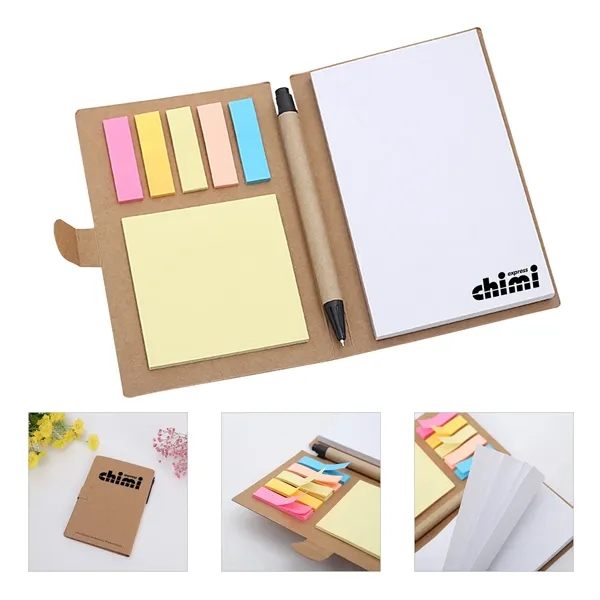 Notebook With Sticky Notes - Notebook With Sticky Notes - Image 0 of 6