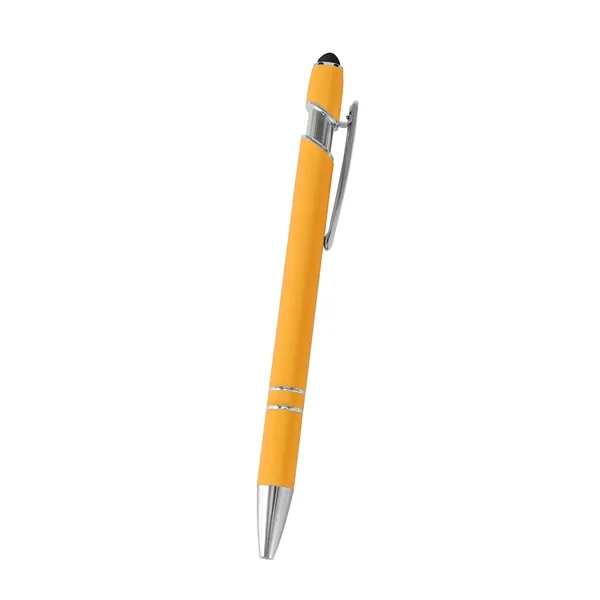 Soft Touch Ballpoint Pen with Stylus Tip - Soft Touch Ballpoint Pen with Stylus Tip - Image 1 of 8