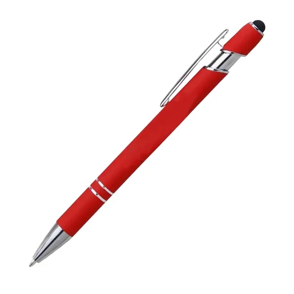 Soft Touch Ballpoint Pen with Stylus Tip - Soft Touch Ballpoint Pen with Stylus Tip - Image 6 of 8