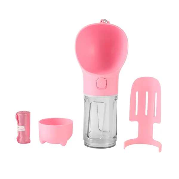 3 in 1 Pet Water Bottle, Poop Bag & Food Dispenser - 3 in 1 Pet Water Bottle, Poop Bag & Food Dispenser - Image 4 of 7