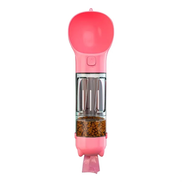 3 in 1 Pet Water Bottle, Poop Bag & Food Dispenser - 3 in 1 Pet Water Bottle, Poop Bag & Food Dispenser - Image 5 of 7