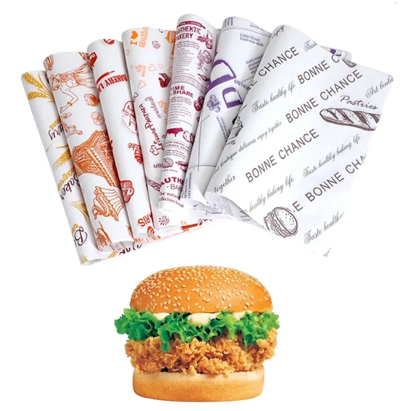 Custom Food Hamburger Wrapping Paper