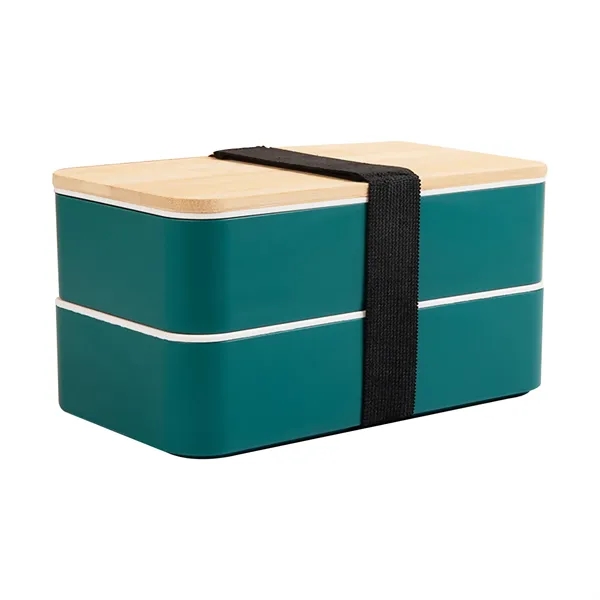 Lunch Container with Bamboo Lid Bento Box - Lunch Container with Bamboo Lid Bento Box - Image 1 of 6