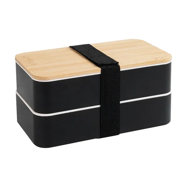 Lunch Container with Bamboo Lid Bento Box - Lunch Container with Bamboo Lid Bento Box - Image 2 of 6