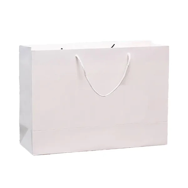 Custom Matte Laminated Euro Tote Bag 13.75x4x11 - Custom Matte Laminated Euro Tote Bag 13.75x4x11 - Image 2 of 3
