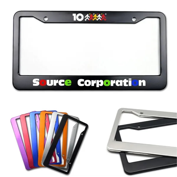 UV Printing Full Color Metal License Plate Frames - UV Printing Full Color Metal License Plate Frames - Image 0 of 3