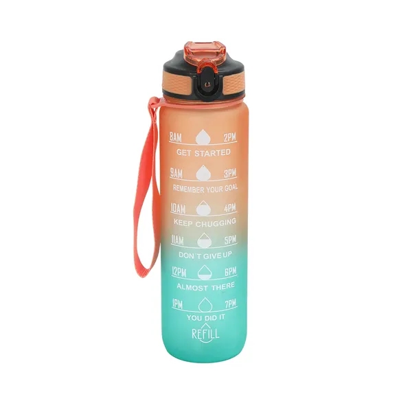 32oz Wide Mouth Water Bottle With Lid & Straw - 32oz Wide Mouth Water Bottle With Lid & Straw - Image 1 of 8