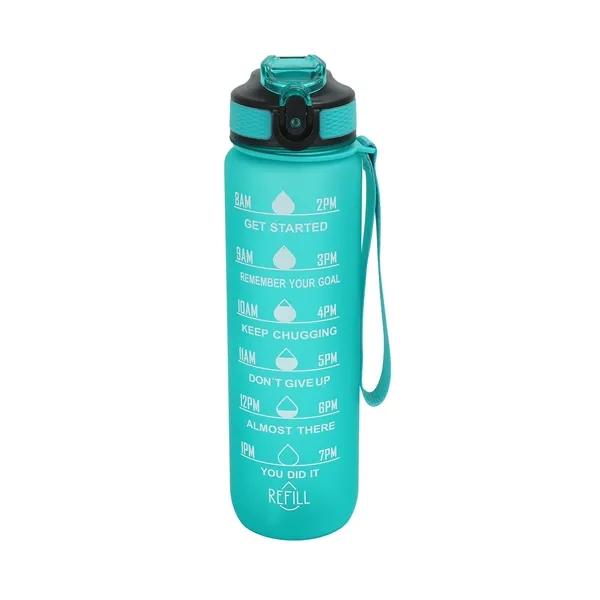 32oz Wide Mouth Water Bottle With Lid & Straw - 32oz Wide Mouth Water Bottle With Lid & Straw - Image 3 of 8
