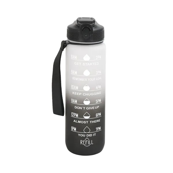 32oz Wide Mouth Water Bottle With Lid & Straw - 32oz Wide Mouth Water Bottle With Lid & Straw - Image 5 of 8