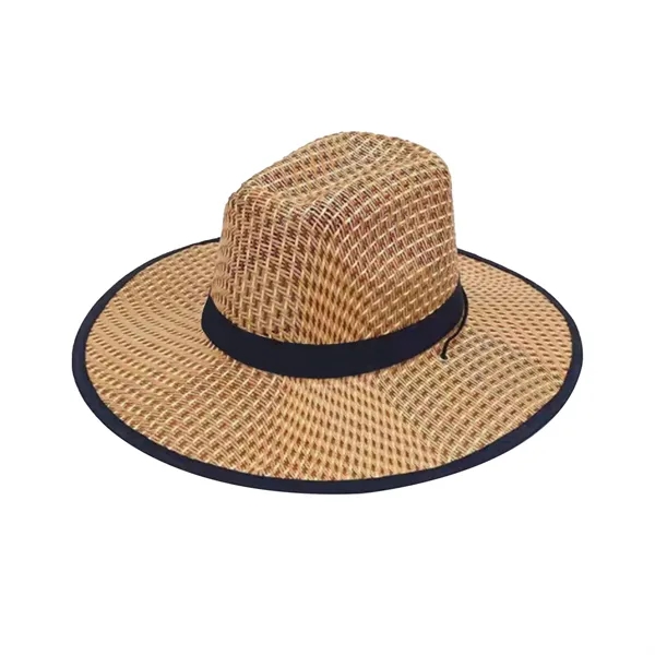 Beach Sun Straw Hat - Beach Sun Straw Hat - Image 7 of 8