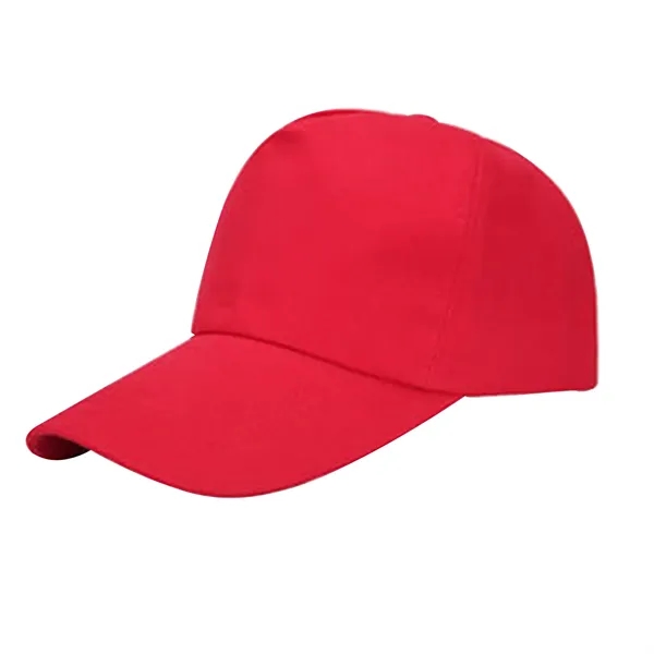 5 Panel Polyester Baseball Hat - 5 Panel Polyester Baseball Hat - Image 2 of 3