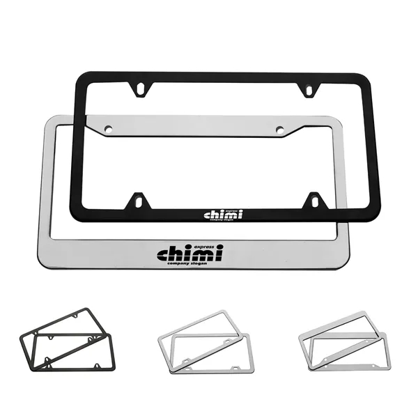 Stainless Steel License Plate Frame Vehicle - Stainless Steel License Plate Frame Vehicle - Image 0 of 3