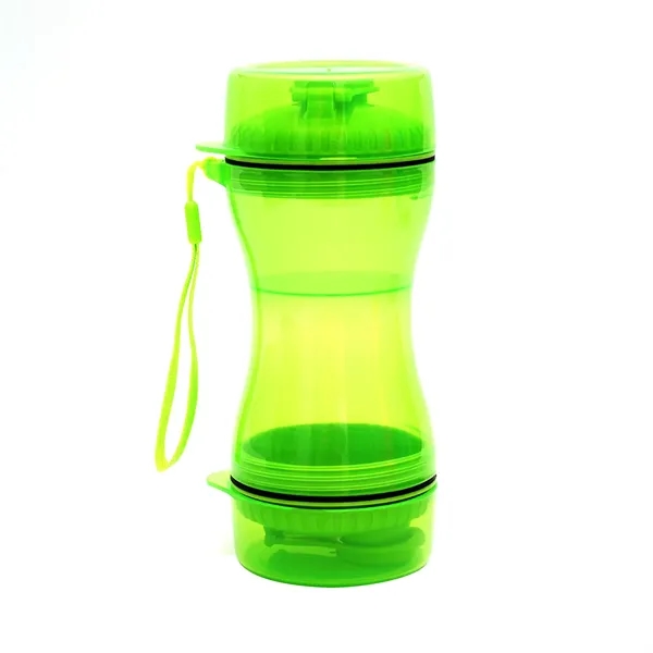 2 in 1 Pet Food Water Bottle With Bowl - 2 in 1 Pet Food Water Bottle With Bowl - Image 2 of 7