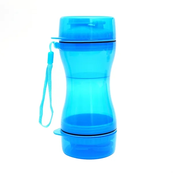 2 in 1 Pet Food Water Bottle With Bowl - 2 in 1 Pet Food Water Bottle With Bowl - Image 3 of 7