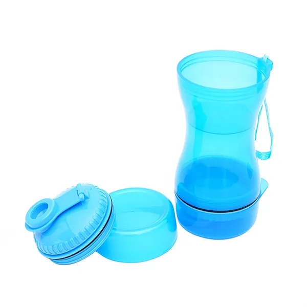 2 in 1 Pet Food Water Bottle With Bowl - 2 in 1 Pet Food Water Bottle With Bowl - Image 4 of 7