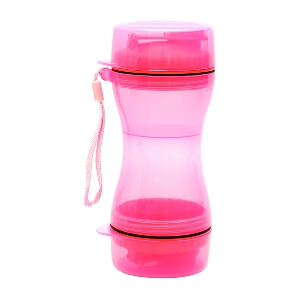 2 in 1 Pet Food Water Bottle With Bowl - 2 in 1 Pet Food Water Bottle With Bowl - Image 6 of 7