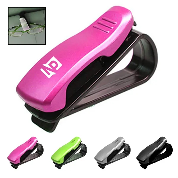 Multipurpose Car Clip Eyeglass Sunglass Visor - Multipurpose Car Clip Eyeglass Sunglass Visor - Image 0 of 8