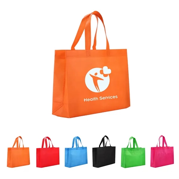 Standard Non Woven Tote Bag 16"x12"x4" - Standard Non Woven Tote Bag 16"x12"x4" - Image 0 of 3