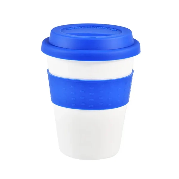 12 oz Coffee Mug with Silicone Lid & Band - 12 oz Coffee Mug with Silicone Lid & Band - Image 1 of 17