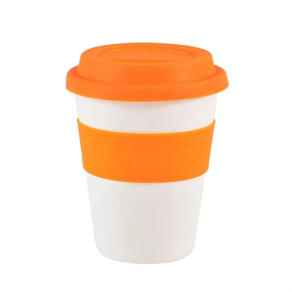 12 oz Coffee Mug with Silicone Lid & Band - 12 oz Coffee Mug with Silicone Lid & Band - Image 6 of 17