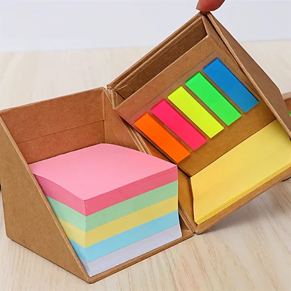 Sticky Notes Cube Box With Pen Holder - Sticky Notes Cube Box With Pen Holder - Image 4 of 9