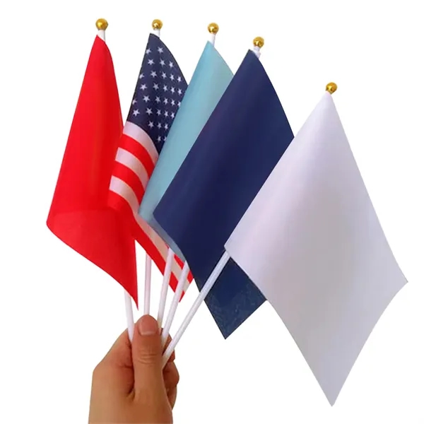 Full Color Polyester Stick Flag - Full Color Polyester Stick Flag - Image 7 of 11