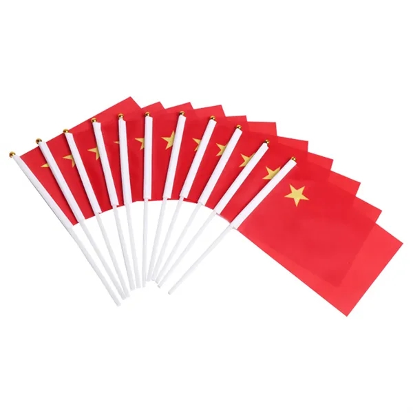 Full Color Polyester Stick Flag - Full Color Polyester Stick Flag - Image 8 of 11