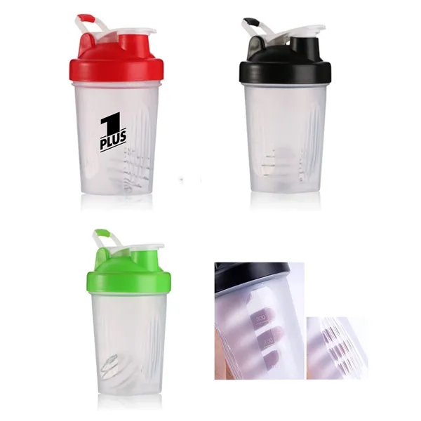 14OZ Gym Protein Shaker Water Bottles - 14OZ Gym Protein Shaker Water Bottles - Image 0 of 3