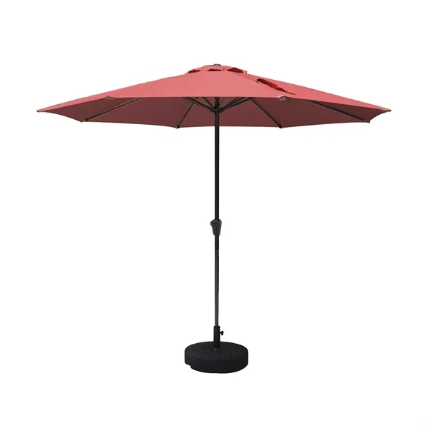 9 Feet Outdoor Metal Central Pillar Umbrella - 9 Feet Outdoor Metal Central Pillar Umbrella - Image 1 of 3