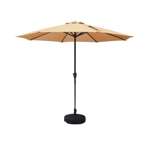 9 Feet Outdoor Metal Central Pillar Umbrella - 9 Feet Outdoor Metal Central Pillar Umbrella - Image 2 of 3