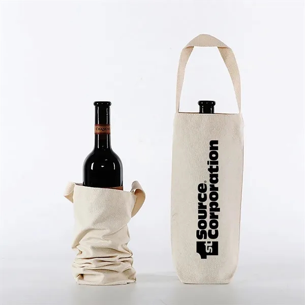 Single Bottle Canvas Bag