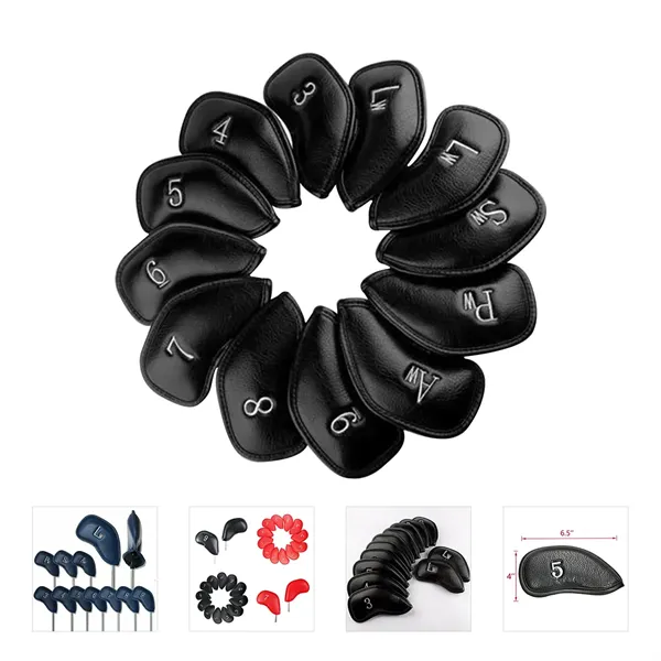 Golf Iron Head Covers Set Headcover 12pcs - Golf Iron Head Covers Set Headcover 12pcs - Image 0 of 3